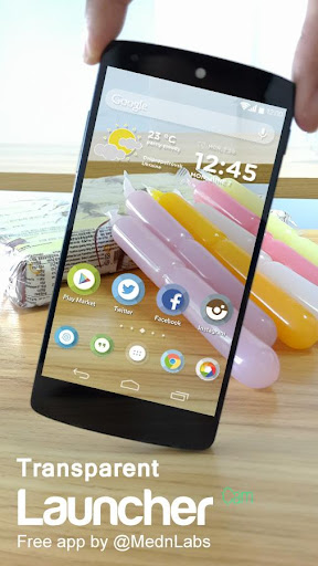 Transparent Launcher Camera