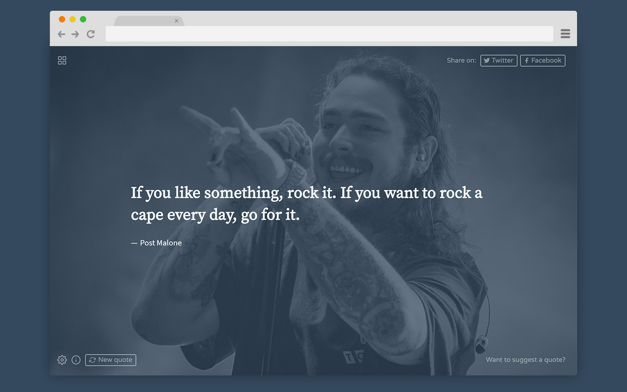 Quotes New Tab Preview image 7