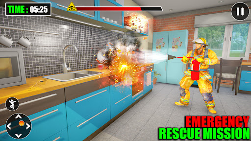 HQ Firefighter Fire Truck Game