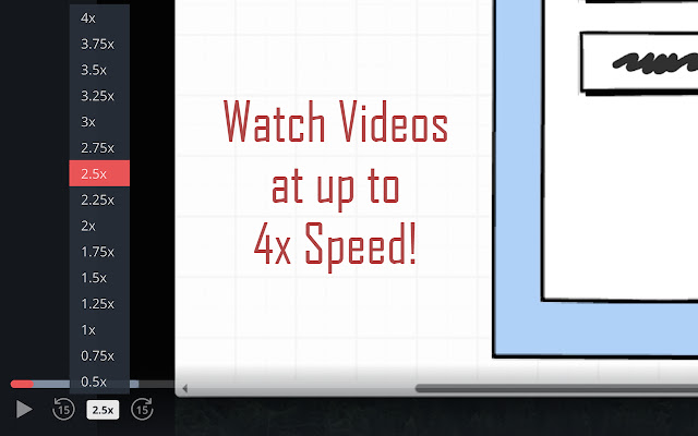 Udemy Video Playback Speed chrome extension