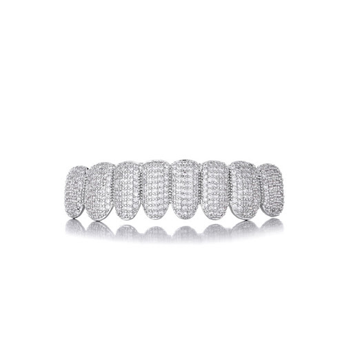 Title 2, Dianyi Jewelry Full Diamond Hip Hop Toothset. E...