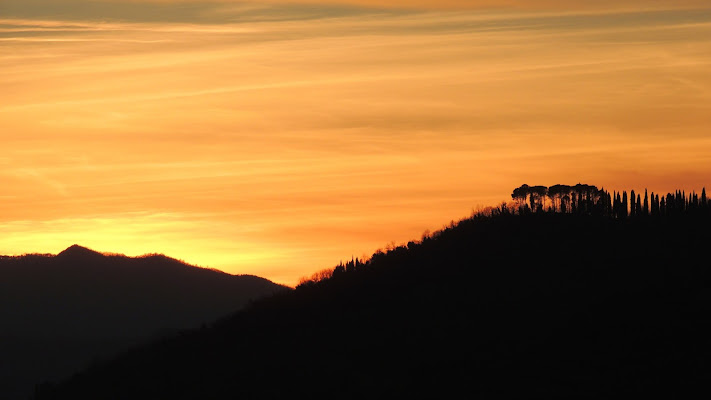 Tramonto in collina..  di Daniela Penta