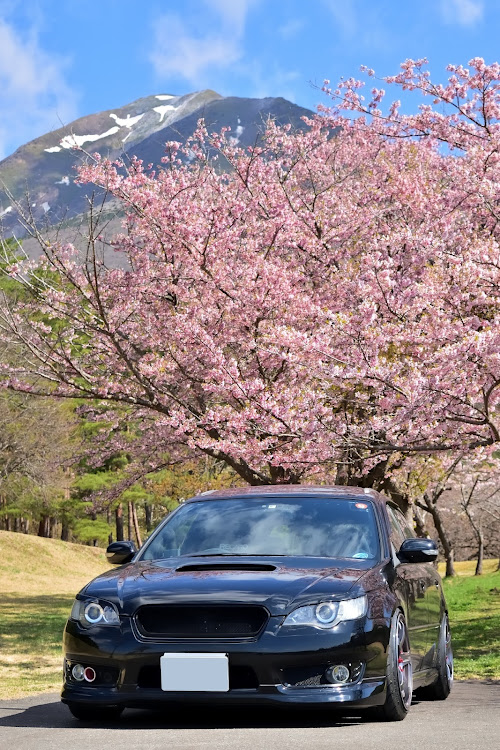レガシィツーリングワゴンの桜並木はどこ？・福島ツーリングオフ・しんちゃんフランクに関するカスタム事例の投稿画像11枚目
