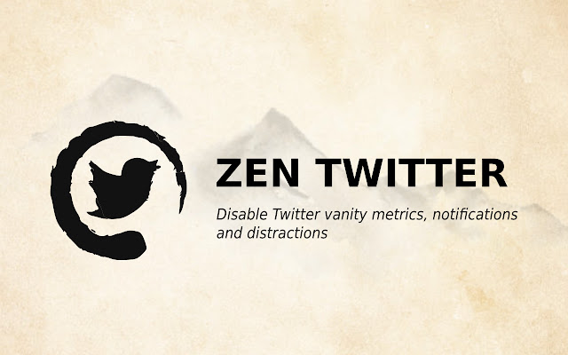 Zen Twitter chrome extension