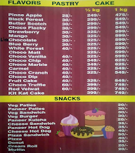 CakeHeart menu 1