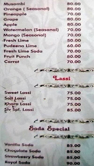 Slv Sree Lakshmi Venkateshwara Sweets And Khara menu 1