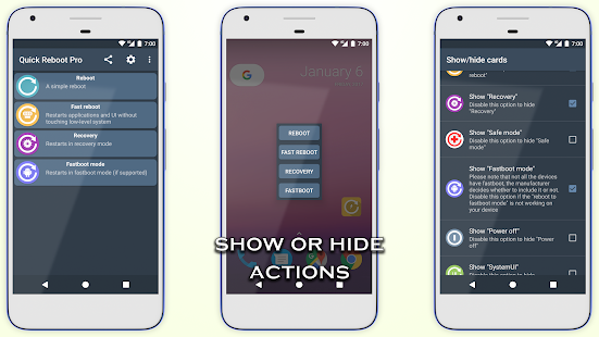 Quick Reboot Pro - #1 reboot manager [ROOT] Screenshot