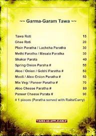 Rajasthani Charbhuja Restaurant menu 8