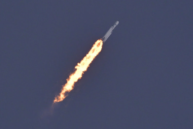 A SpaceX Falcon Heavy rocket launches from Cape Canaveral, Florida, the US, November 1 2022. Picture: STEVE NESIUS/REUTERS