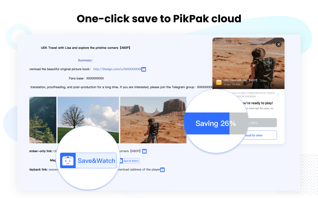 PikPak Browser Extension Preview image 2