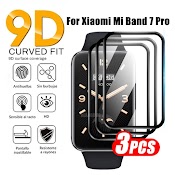 Set 3 Kính Cường Lực 3D Bảo Vệ Toàn Màn Hình Viền Cong Cho Xiaomi Band 7 Pro/Xiaomi Mi Band 7 Miband 7 Pro