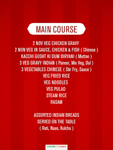 Chutney Chang menu 