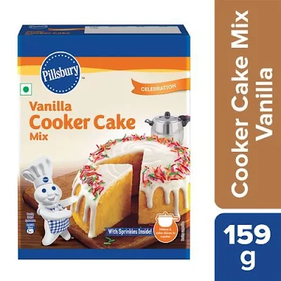 Pillsbury Cooker Cake Mix Vanilla 159 Gm