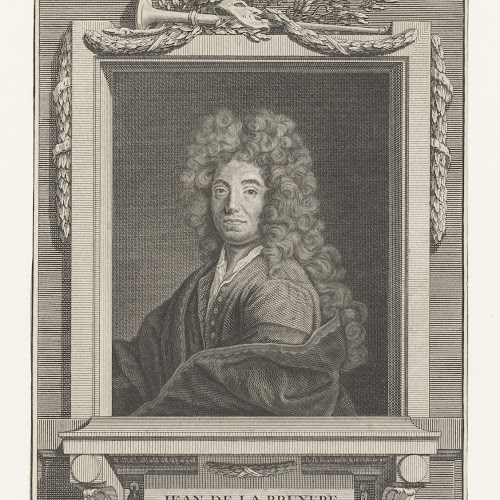 Portret Van Jean De La Bruyère Louis Jacques Cathelin After Jean De