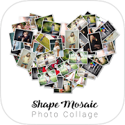 Shape Mosaic Photo Collage  Icon