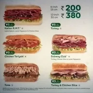 Subway menu 1