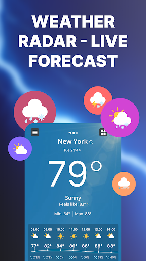 Screenshot Live Weather Radar & Forecast