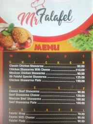 Mr. Falafel menu 1