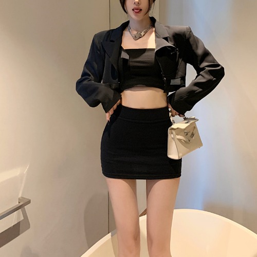 Title 7, Womens Fashion High Waist Bottoming Skirt Vers...