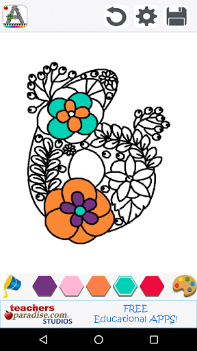Screenshot Adult Coloring Books: Alphabet