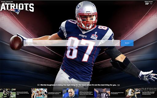 New England Patriots (unofficial) New Tab