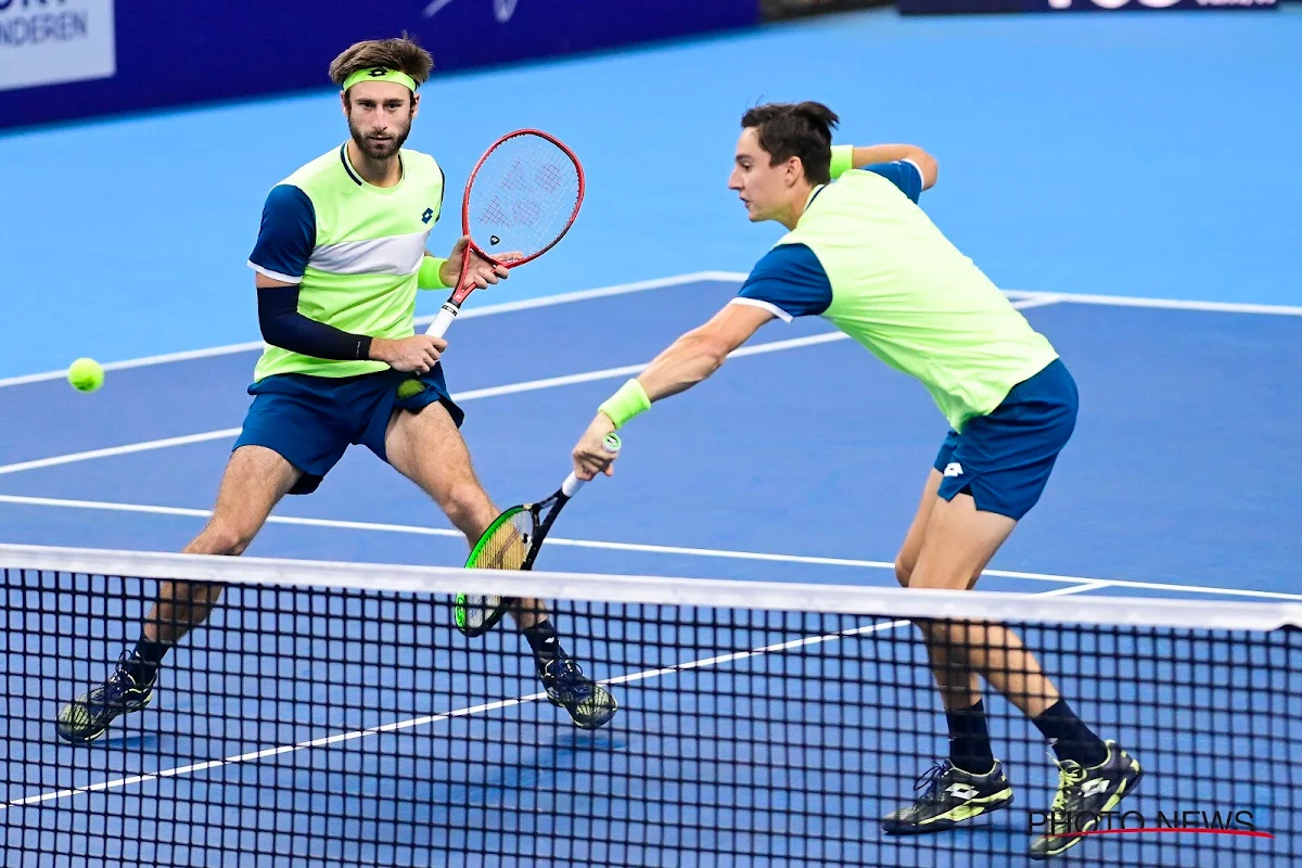 Sander Gillé en Joran Vliegen stuiten op routiniers in dubbelspel op Miami Open