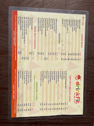 Drinkfit - The Origin Of Juice menu 1