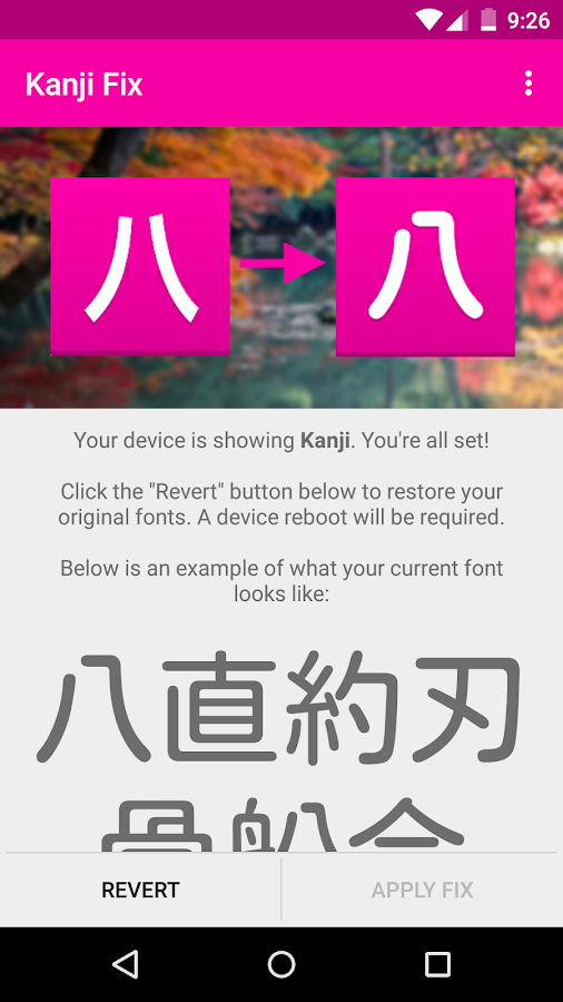    Kanji Fix- screenshot  