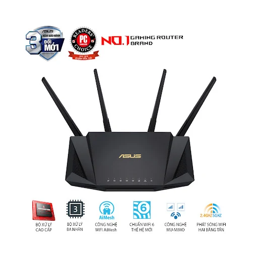 Bộ phát Wifi 6 Asus RT-AX58U V2