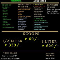 Flavours Of Life The Icecream Cafe menu 2