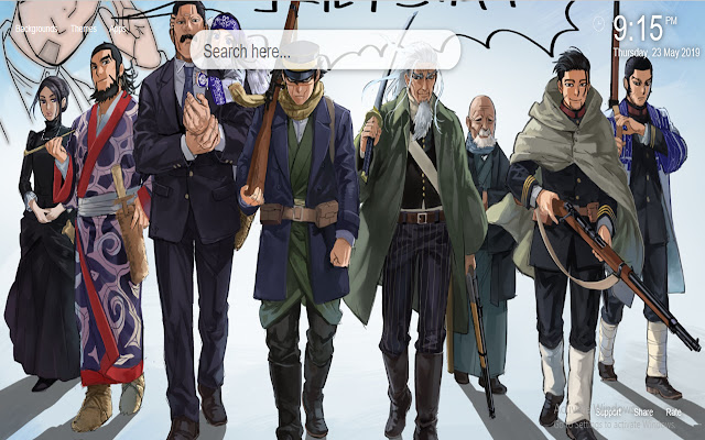 Golden Kamuy Wallpapers HD New Tab