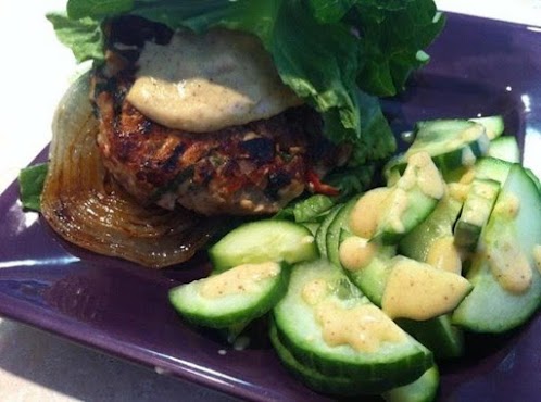 Click Here for Recipe: Spinach and Sun-dried Tomato Burgers w/ Feta Cheese