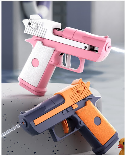 Title 5, 6-Color Desert Eagle Water Gun with Mechanical ...