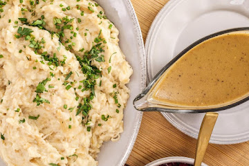Get Ahead On T-day: Rach’s Make-Ahead French Onion Mashed Potatoes