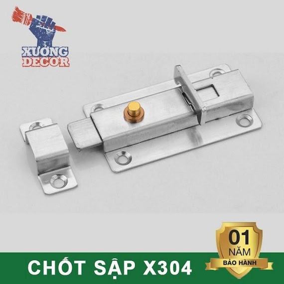 Chốt Cửa Sập - Inox 304