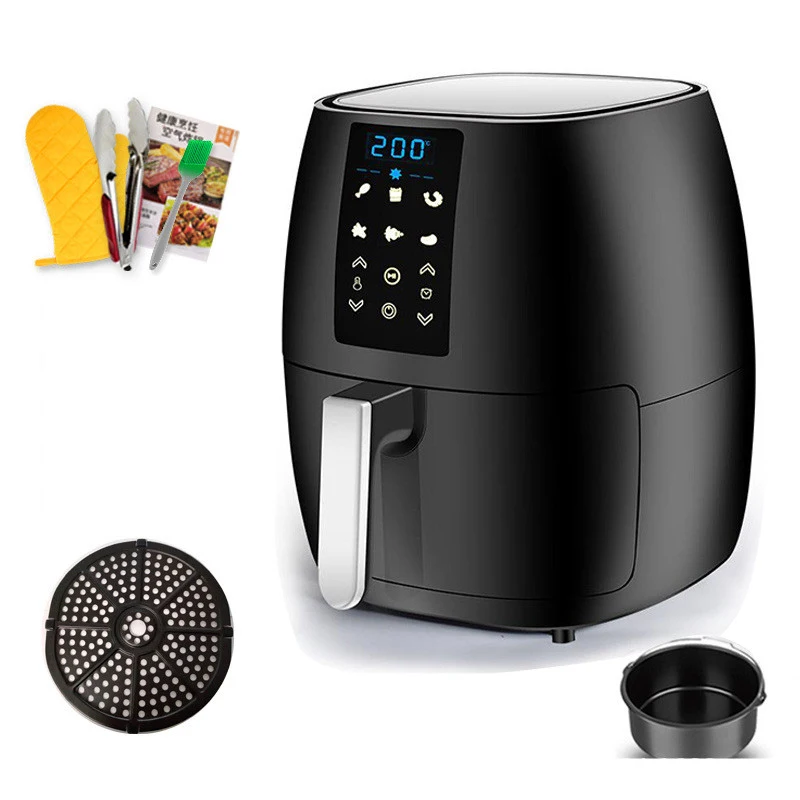Friteuse Électrique Multifonction Automatique Grande Capacité pour la Maison Cuisine Simple et Saine avec de Nombreuses Fonctions