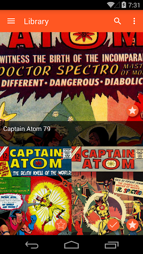 Screenshot Astonishing Comic Reader