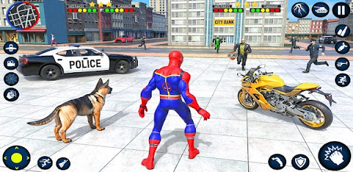 Spider Rope Hero City Battle