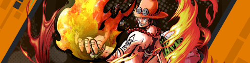 白ひげ海賊団／ニ番隊隊長ポートガス・D・エースのバナー