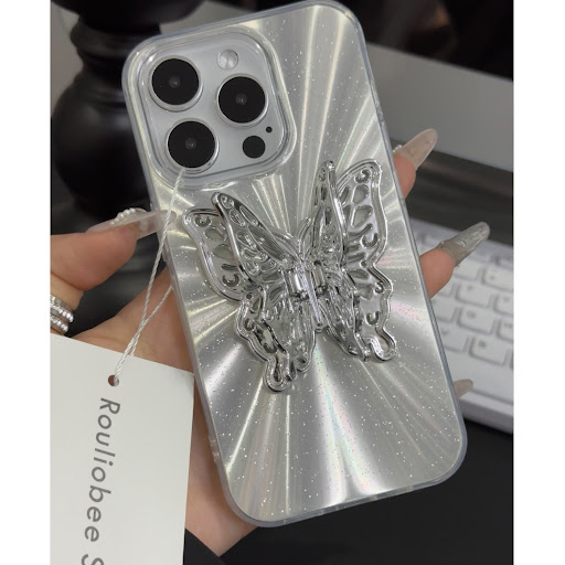 Title 18, Aurora Three-dimensional Butterfly Bracket Phon...