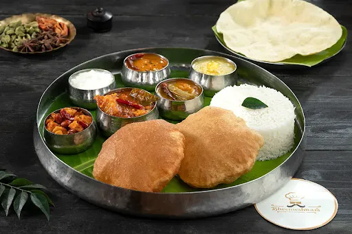 South Indian Veg Office Thali (Serves 1)