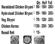 Al-Karim Chicken Corner menu 1