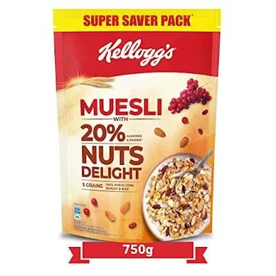 Kelloggs Muesli Nuts Delight 250 Gm