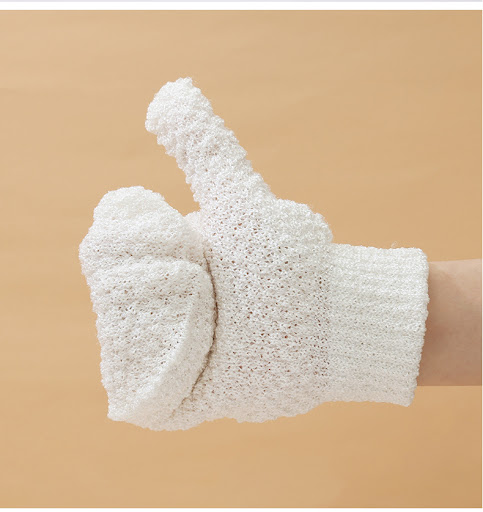Title 2, Bath Gloves for Exfoliation and Cleaning. Achie...