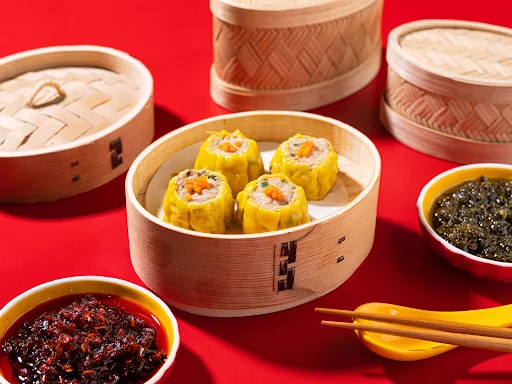 Chicken & Straw Mushroom Siu Mai ( 6 Pcs)(Ak)