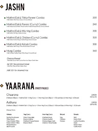 The Masala Chapter menu 2