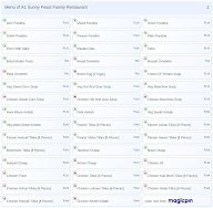A1 Sunny Feast Family Restaurant menu 1