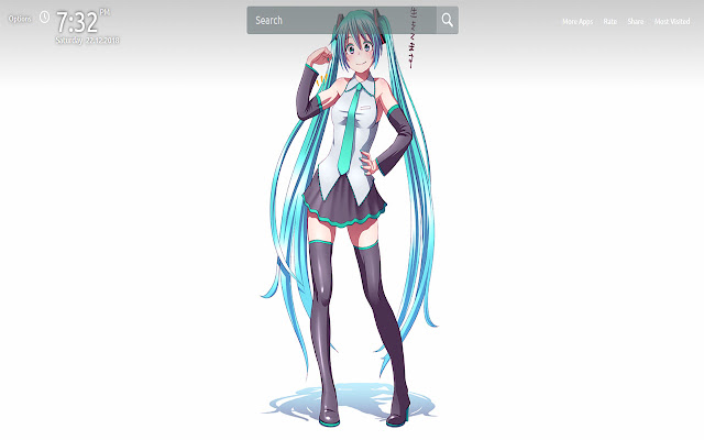 Hatsune Miku Wallpapers Theme New Tab