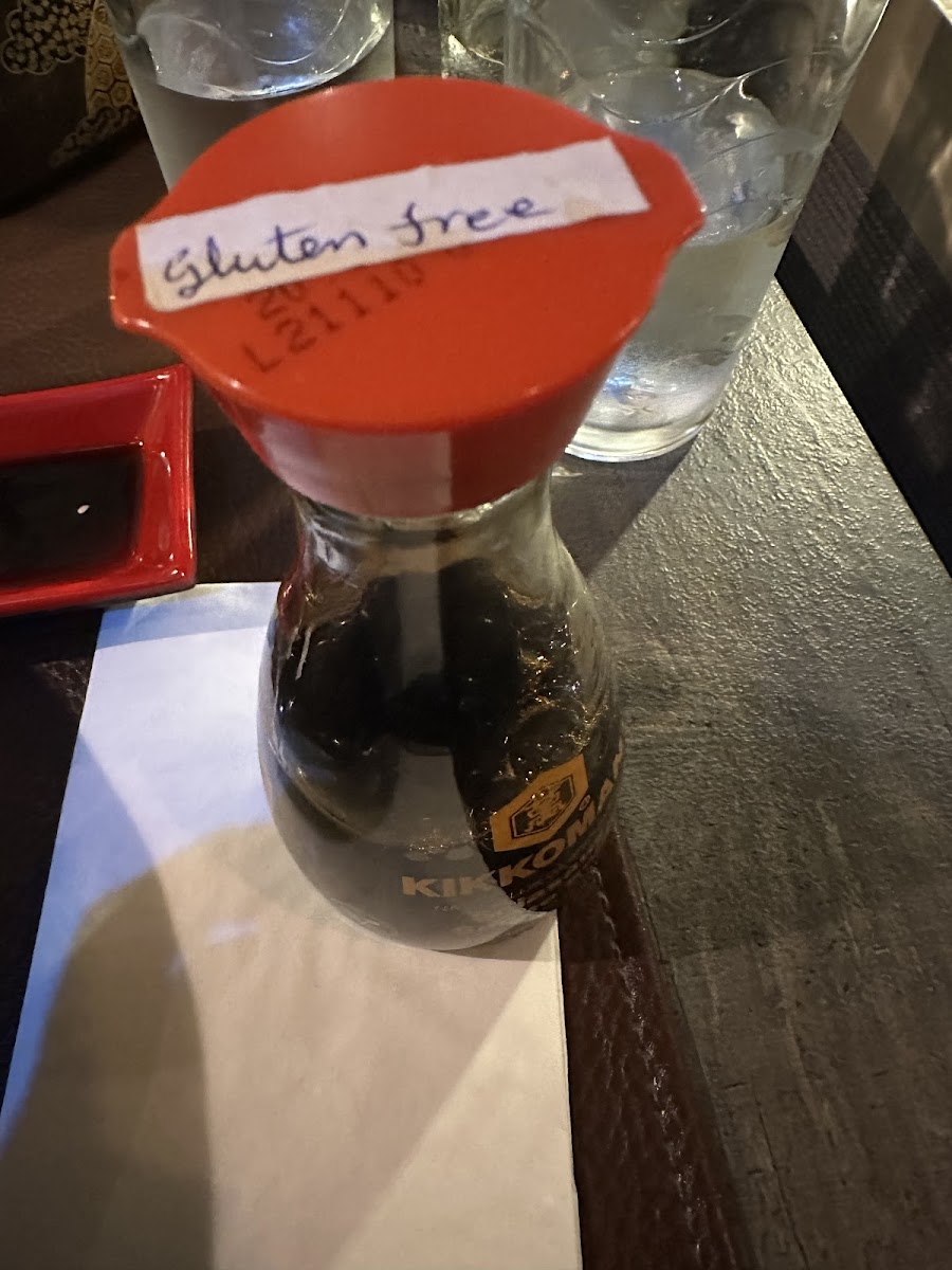 Gluten free soy sauce