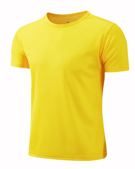 Quick-drying Round Neck Sport T-shirt Gym Jerseys Fitness... - 2